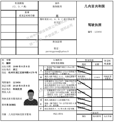 幾內(nèi)亞駕照翻譯模板,杭州國外駕照翻譯公司.png