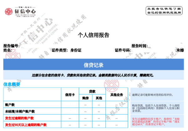 中國(guó)人民銀行征信中心個(gè)人信用報(bào)告翻譯成英文.jpg